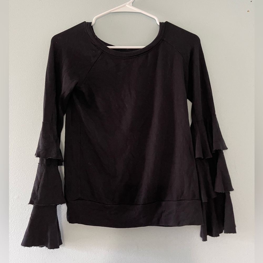 Black long sleeve blouse